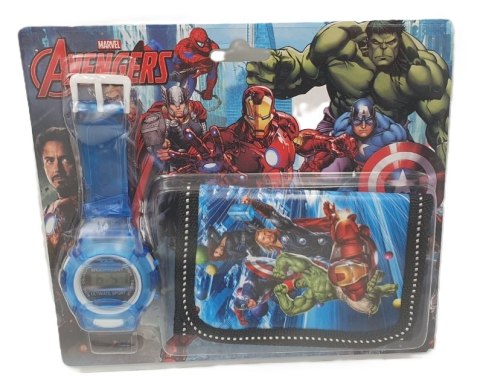 Portfel + zegarek AVENGERS KRGHS-5393 Portfel + zegarek AVENGERS KRGHS-5393