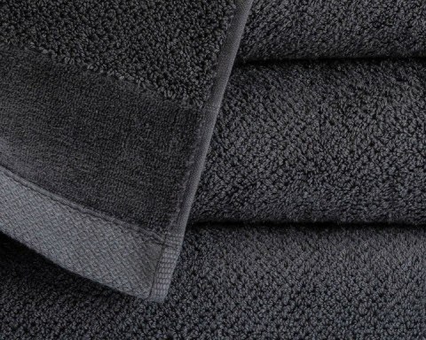 Ręcznik kąpielowy 50 x 90 VITO Ombre Ciemny Szary 100% bawełna Ręcznik kąpielowy 50 x 90 VITO Ombre Ciemny Szary 100% bawełna