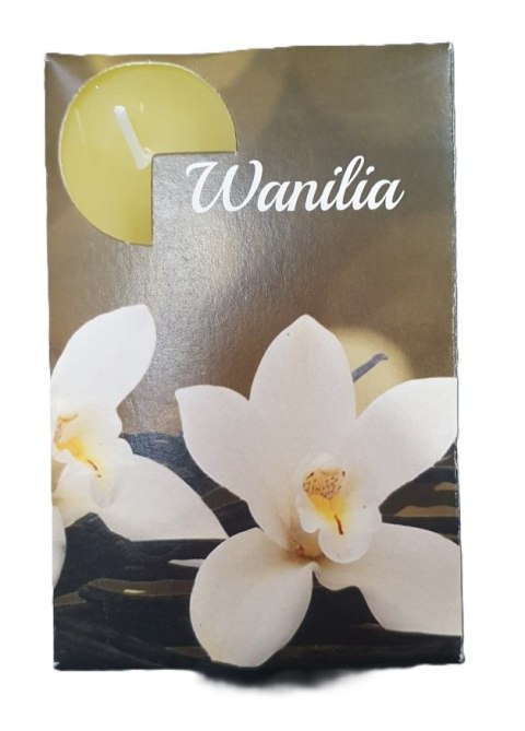 Podgrzewacz zapachowy 6szt. tea light WANILIA Podgrzewacz zapachowy 6szt. tea light WANILIA