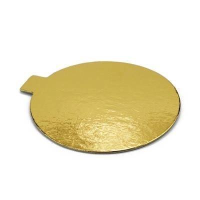 Podkład tortowy bankietówka 8cm 50 szt. złoty Podkład tortowy bankietówka 8cm 50 szt. złoty