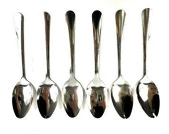 Sztućce srebrne cena za kpl.6szt łyżeczka do herbaty kawy 14cm Sztućce srebrne cena za kpl.6szt łyżeczka do herbaty kawy 14cm
