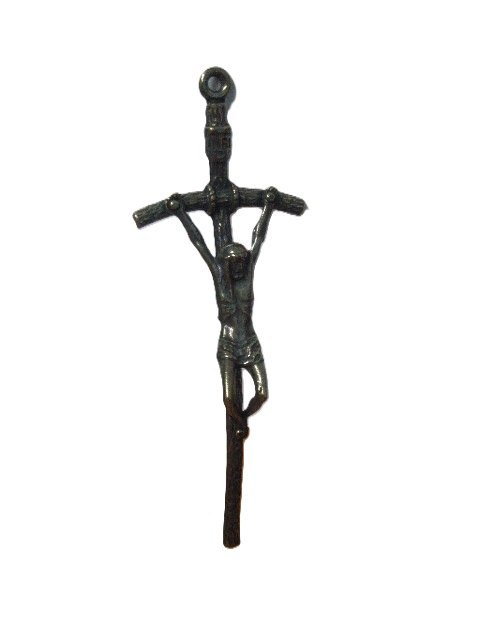 Krzyż Papieski metalowy mały 14cm Krzyż Papieski metalowy mały 14cm