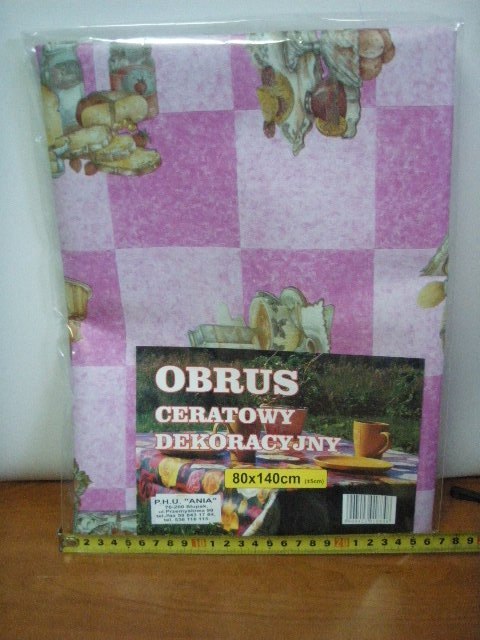 Obrus ceratowy gruby 80x140cm Obrus ceratowy gruby 80x140cm