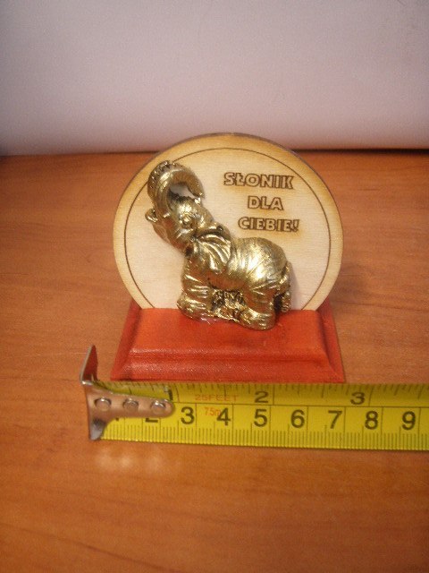 Słoń dla ciebie sklejka 7.5x8 cm Słoń dla ciebie sklejka 7.5x8 cm
