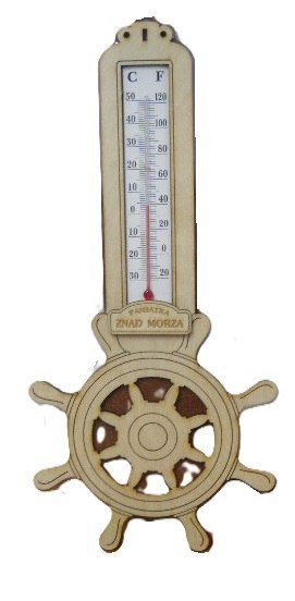 Termometr duże koło sternicze 28,5 x 13,5 cm NR.110 Termometr duże koło sternicze 28,5 x 13,5 cm NR.110