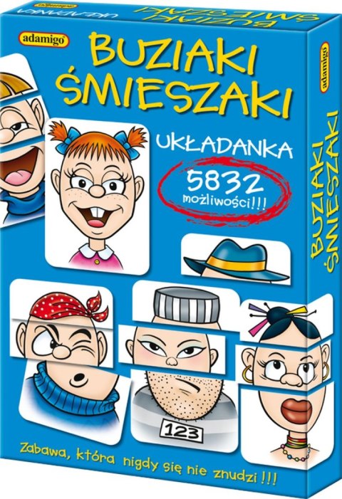 Układanka buziaki śmieszaki Układanka buziaki śmieszaki