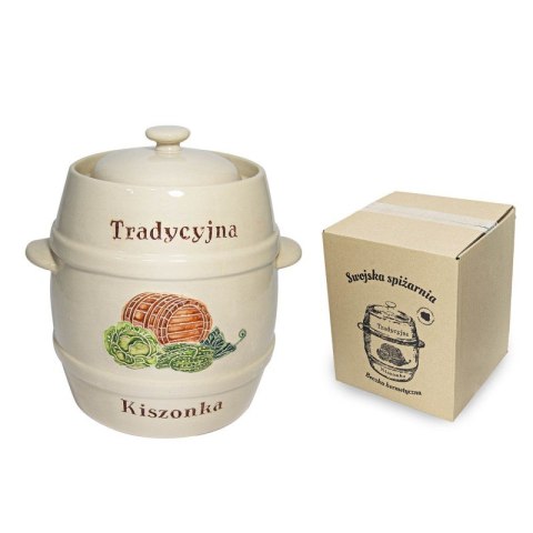 Beczka ceram hermetycznie zamykana 5l. TRADYCYJNA KISZONKA Beczka ceram hermetycznie zamykana 5l. TRADYCYJNA KISZONKA