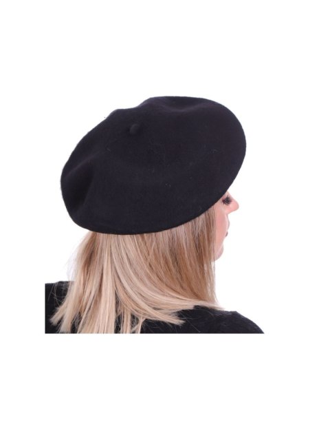 Beret damski w stylu francuskim czarny Beret damski w stylu francuskim czarny
