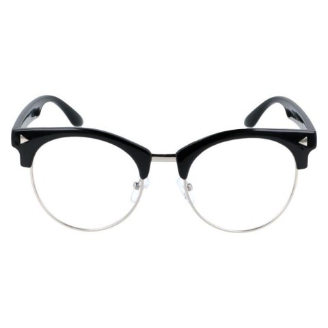 Okulary zerówki damskie czarne retro Okulary zerówki damskie czarne retro