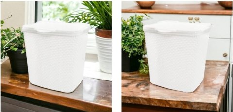 Pojemnik na detergenty PEARL 6l. BIAŁY 4241 Pojemnik na detergenty PEARL 6l. BIAŁY 4241
