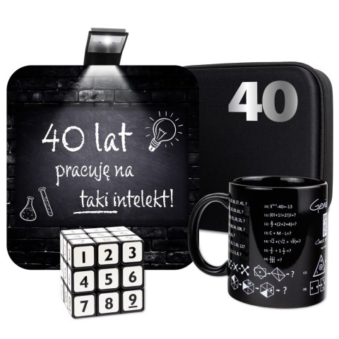 Zestaw Prezentowy dla Geniusza - prezent na 40 urodziny - prezent na 40stkę Zestaw Prezentowy dla Geniusza - prezent na 40 urodziny - prezent na 40stkę
