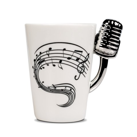 Zestaw Prezentowy dla Muzyka - Mikrofon - prezent dla 50 latka - styl retro Zestaw Prezentowy dla Muzyka - Mikrofon - prezent dla 50 latka - styl retro