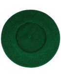 Beret damski w stylu francuskim zielony