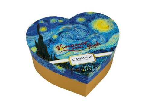 Komplet 2 kubków w sercu - V. van Gogh, Gwiaździsta noc CARMANI | 830-0310 Komplet 2 kubków w sercu - V. van Gogh, Gwiaździsta noc CARMANI | 830-0310