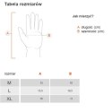 Męskie rękawiczki skórzane całuski M