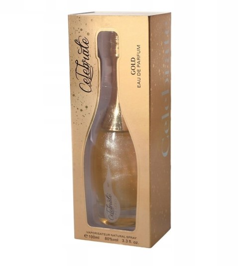Perfumy damskie Sellion-Celebrate Gold z brokatem 100ml Perfumy damskie Sellion-Celebrate Gold z brokatem 100ml