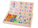 Tablica edukacyjna + patyczki do nauki matematyki | ZA2514