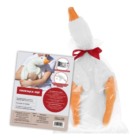 Grzejąca Pluszowa Gęś Pipa - Maskotka Przytulanka Poduszka Termofor 90 cm Grzejąca Pluszowa Gęś Pipa - Maskotka Przytulanka Poduszka Termofor 90 cm