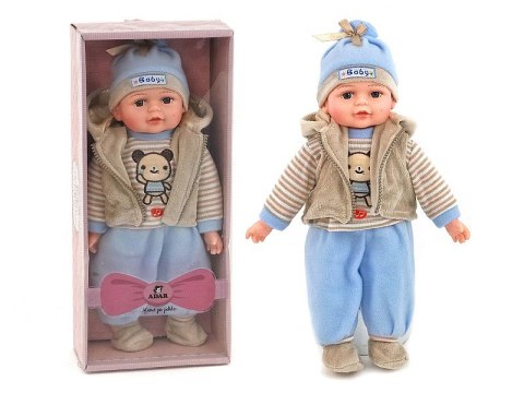 Lalka bobas 35cm z polskim dźwiękiem, śpiewa i mówi po polsku w pudełku Lalka bobas 35cm z polskim dźwiękiem, śpiewa i mówi po polsku w pudełku