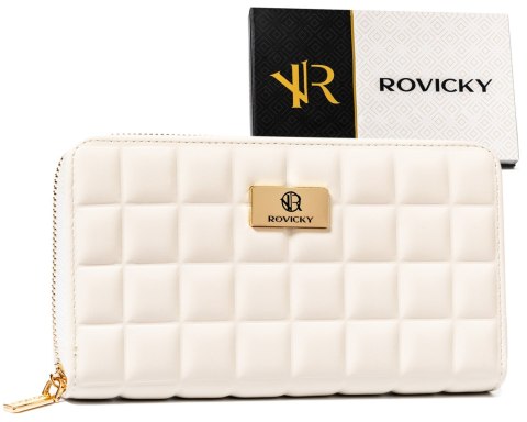 Portfel damski PU R-PKK-01 Cream 5987 Portfel damski PU R-PKK-01 Cream 5987