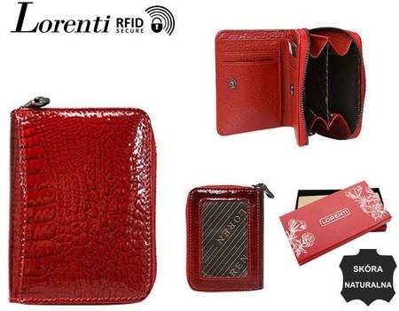 Portfel damski skórzany 5157-RS-1183 RED Portfel damski skórzany 5157-RS-1183 RED