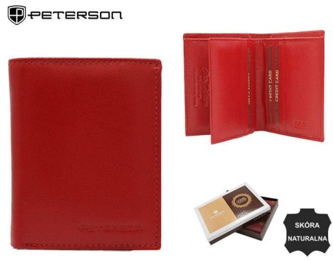 Portfel skórzany RFID PETERSON PTN RD-290-GCL Portfel skórzany RFID PETERSON PTN RD-290-GCL
