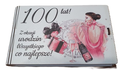 Pudełko na pieniądze 9,5 x 16cm banknotówka kolor 100 lat ELEGANT PANI 3302-EPI100 Pudełko na pieniądze 9,5 x 16cm banknotówka kolor 100 lat ELEGANT PANI 3302-EPI100