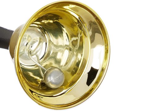 Dzwonek świętego mikołaja złoty metalowy ozdoba Dzwonek świętego mikołaja złoty metalowy ozdoba