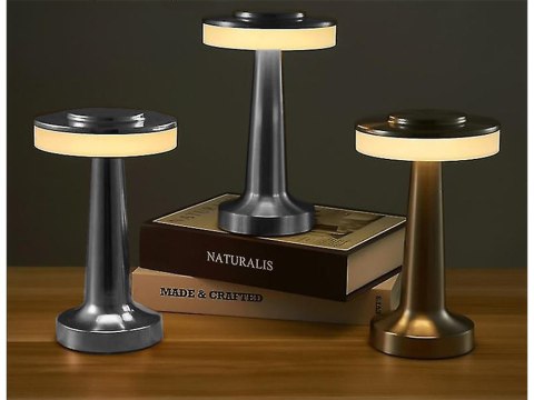 Lampka nocna stołowa dotykowa lampa 3 stopniowa do sypialni bezprzewodowa producenta 12309_S Lampka nocna stołowa dotykowa lampa 3 stopniowa do sypialni bezprzewodowa producenta 12309_S