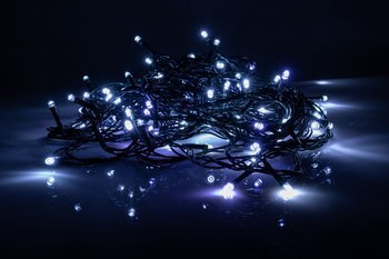 Lampki choinkowe 300 LED białe zimne L-160BZ Lampki choinkowe 300 LED białe zimne L-160BZ