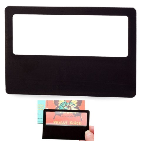 Lupa 10szt wizytówka soczewka fresnela kartka 85 x 55mm 09100 Lupa 10szt wizytówka soczewka fresnela kartka 85 x 55mm 09100