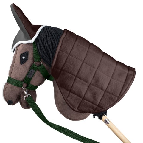 Skippi Kantar dla Hobby Horse - wodze, 2 wymienne futerka - ciemny zielony Skippi Kantar dla Hobby Horse - wodze, 2 wymienne futerka - ciemny zielony