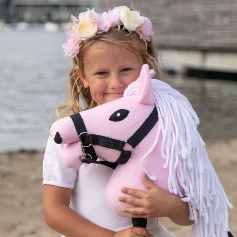 Skippi Kantar dla Hobby Horse - wodze, 2 wymienne futerka - czarny Skippi Kantar dla Hobby Horse - wodze, 2 wymienne futerka - czarny