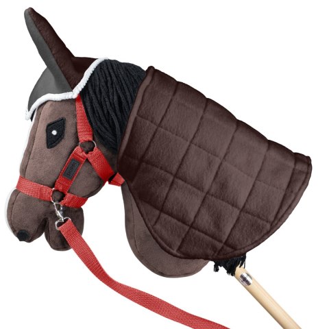Skippi Kantar dla Hobby Horse - wodze, 2 wymienne futerka - czerwony Skippi Kantar dla Hobby Horse - wodze, 2 wymienne futerka - czerwony