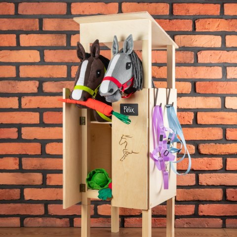 Skippi Kantar dla Hobby Horse - wodze, 2 wymienne futerka - jasny zielony Skippi Kantar dla Hobby Horse - wodze, 2 wymienne futerka - jasny zielony