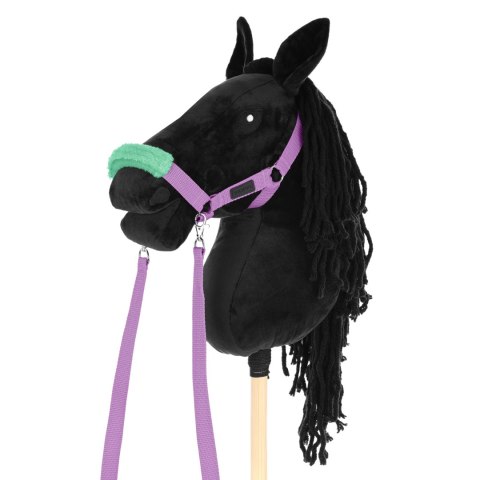Skippi Kantar dla Hobby Horse - wodze, 2 wymienne futerka - lawendowy Skippi Kantar dla Hobby Horse - wodze, 2 wymienne futerka - lawendowy