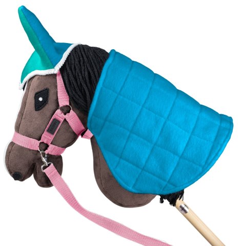 Skippi Kantar dla Hobby Horse - wodze, 2 wymienne futerka - różowy Skippi Kantar dla Hobby Horse - wodze, 2 wymienne futerka - różowy