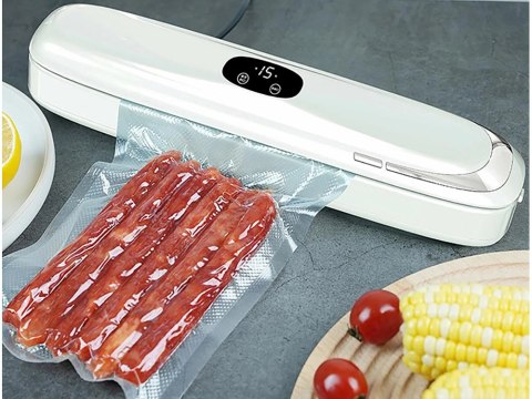 Zgrzewarka próżniowa do pakowarka do folii żywności jedzenia + worki 5szt. 27206 Zgrzewarka próżniowa do pakowarka do folii żywności jedzenia + worki 5szt. 27206