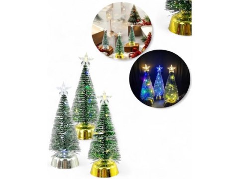Choinka dekoracyjna 19cm - 3 kolory 7208 Choinka dekoracyjna 19cm - 3 kolory 7208