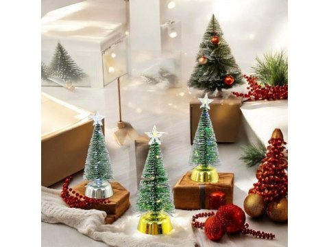Choinka dekoracyjna 19cm - 3 kolory 7208 Choinka dekoracyjna 19cm - 3 kolory 7208