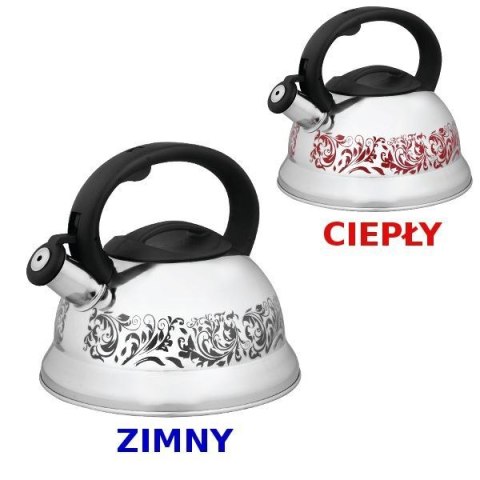 Czajnik stalowy 3l. zmieniający kolor ALF KWIAT Czajnik stalowy 3l. zmieniający kolor ALF KWIAT