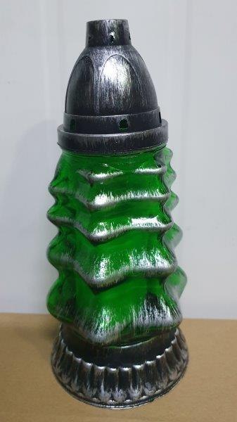 Znicz szklany choinka 27 cm 6 szt. Z-44 Znicz szklany choinka 27 cm 6 szt. Z-44