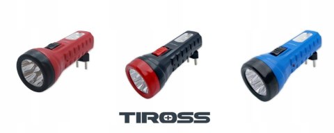 Latarka akumulatorowa led klasyczna z wtyczką 14cm ręczna 2 tryby 120m TS-2227 Latarka akumulatorowa led klasyczna z wtyczką 14cm ręczna 2 tryby 120m TS-2227