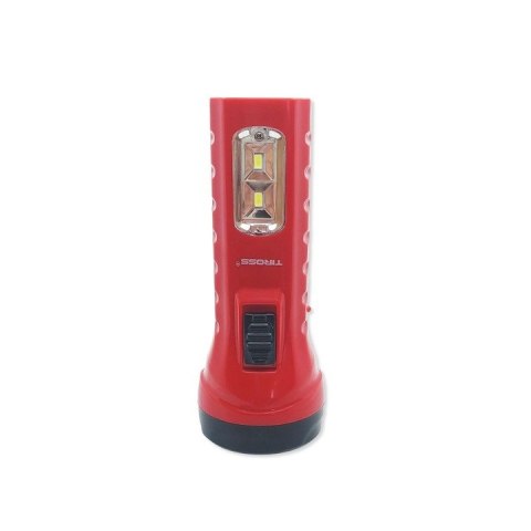 Latarka akumulatorowa led klasyczna z wtyczką 14cm ręczna 2 tryby 120m TS-2227 Latarka akumulatorowa led klasyczna z wtyczką 14cm ręczna 2 tryby 120m TS-2227