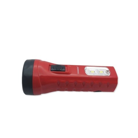 Latarka akumulatorowa led klasyczna z wtyczką 14cm ręczna 2 tryby 120m TS-2227 Latarka akumulatorowa led klasyczna z wtyczką 14cm ręczna 2 tryby 120m TS-2227