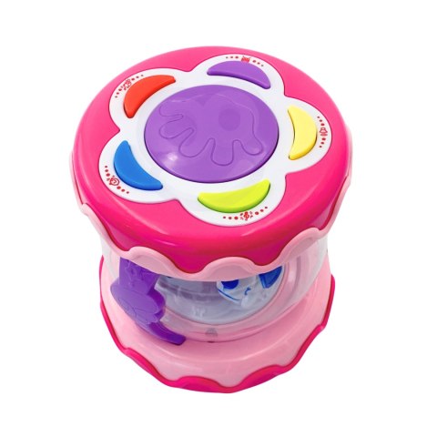 WOOPIE BABY Bębenek Pozytywka Projektor 3w1 Zabawka Muzyczna dla Niemowląt + Walec Roller do Nauki Raczkowania WOOPIE BABY Bębenek Pozytywka Projektor 3w1 Zabawka Muzyczna dla Niemowląt + Walec Roller do Nauki Raczkowania