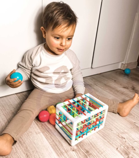 WOOPIE BABY Elastyczna Kostka Sensoryczna Sorter dla Dzieci Kolorowe Kształty 13 el. WOOPIE BABY Elastyczna Kostka Sensoryczna Sorter dla Dzieci Kolorowe Kształty 13 el.