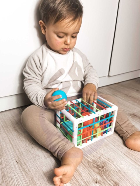 WOOPIE BABY Elastyczna Kostka Sensoryczna Sorter dla Dzieci Kolorowe Kształty 13 el. WOOPIE BABY Elastyczna Kostka Sensoryczna Sorter dla Dzieci Kolorowe Kształty 13 el.