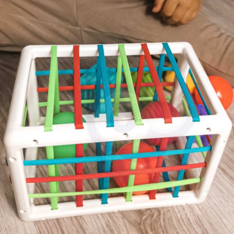 WOOPIE BABY Elastyczna Kostka Sensoryczna Sorter dla Dzieci Kolorowe Kształty 13 el. WOOPIE BABY Elastyczna Kostka Sensoryczna Sorter dla Dzieci Kolorowe Kształty 13 el.