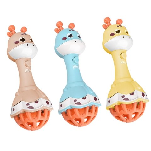 WOOPIE BABY Grzechotka Żyrafka Sensoryczna Gryzak z Muzyką Montessori 1 szt. WOOPIE BABY Grzechotka Żyrafka Sensoryczna Gryzak z Muzyką Montessori 1 szt.